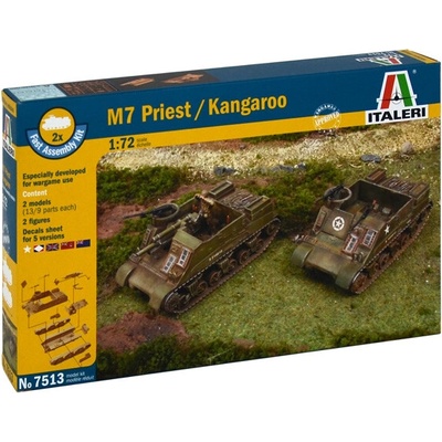 Italeri Fast Assembly 7513 M7 PRIEST / KANGAROO 1:72
