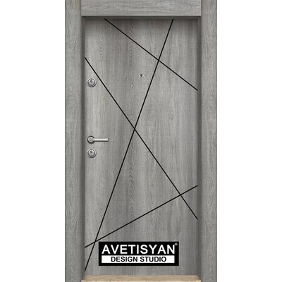 Haska Блиндирана врата StarLife М07 Сиво меше (цена без монтаж)