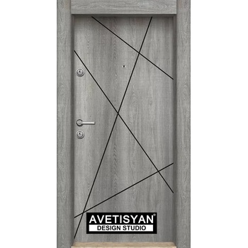 Image 1 of Haska Блиндирана врата StarLife М07 Сиво меше (цена без монтаж)