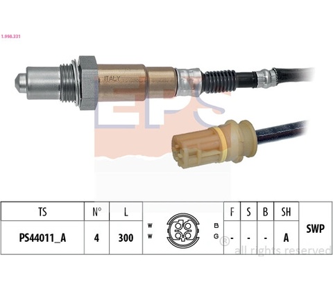 Lambda sonda EPS 1.998.331