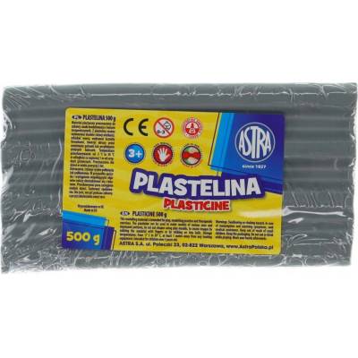 Astra Plastelína 500g Sivá