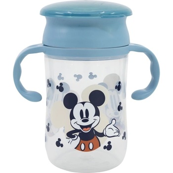 Stor Тренировъчна чаша Stor - 360°, Mickey Mouse Full Of Smiles, 395 ml (13304)
