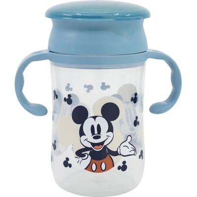 Stor Тренировъчна чаша Stor - 360°, Mickey Mouse Full Of Smiles, 395 ml (13304)
