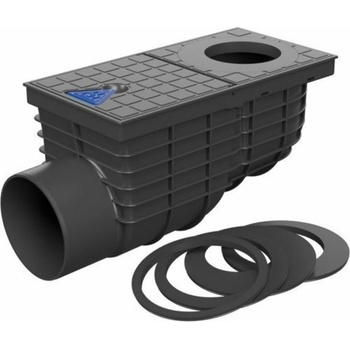Chuděj Kanalizačná vpusť bočná D110 čierna