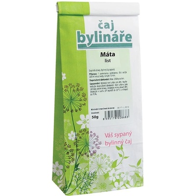 Bylinář Máta list 50 g