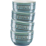 Staub Мини формички за печене XS-Minis 200 мл тюркоазени 4 бр (40508-155-0)