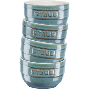 Staub Мини формички за печене XS-Minis 200 мл тюркоазени 4 бр (40508-155-0)
