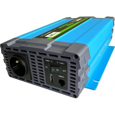 Carspa P1000-12/24-25, 12/24V, 230V, USB, 1000W čistá sinusovka – Sleviste.cz