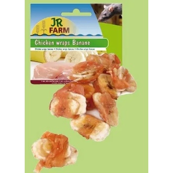 JR FARM Лакомство за гризачи - снакс с банан и пиле, 50 гр