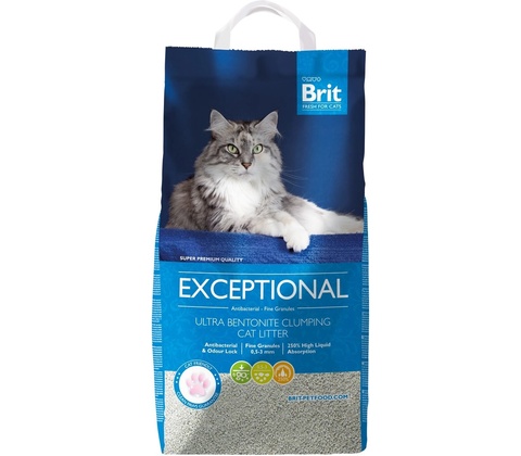 Brit Fresh for Cats Exceptional Ultra Bentonite Clumping Cat Litter 10 kg