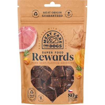 Meat Care Rewards Dog vepřové s dýní a rozmarýnem 80 g