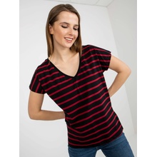 T shirt RV TS 8567.26 black red čierna