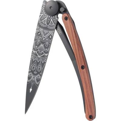 Deejo 1GB125 Tattoo BLACK Ultraľahký so rúčkou z exotickej dreviny coralwood
