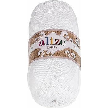 BELLATEX Priadza BELLA 100 g - 55 biela
