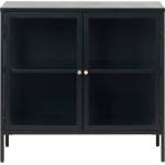 Unique Furniture Черна метална витрина 90x85 cm Carmel - Unique Furniture (42030600)