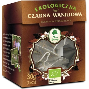 Dary Natury Черен цейлонски чай, БИО, 15 филтърни пакетчета 2 g | Dary Natury (617385 DN)