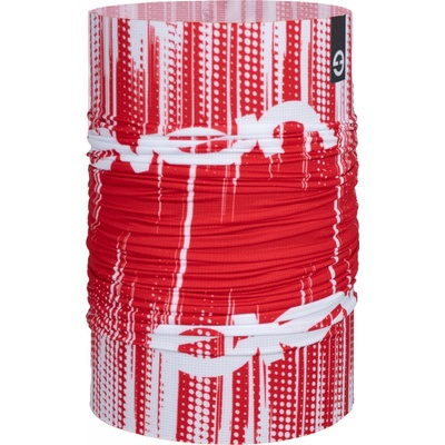 Eleven sportswear multifunkční šátek Efez Stamina white/red