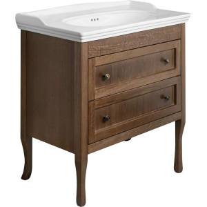 SAPHO Retro - Шкаф за мивка 84x80x43 см, 2 чекмеджета, бук 1630 (1630)
