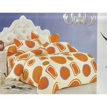Beilai 3-dielne bavlna oranžové obliečky Oranžová 140x200 70x90
