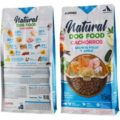 Natural Dod Food Salmon & Chicken Puppy 15 kg