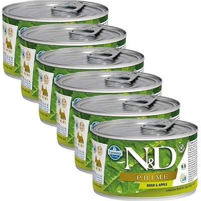 N&D Prime Dog Adult Boar & Apple 6 x 140 g