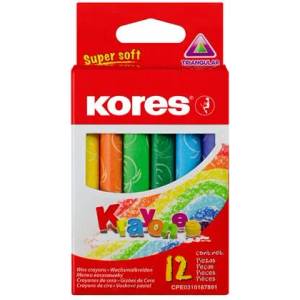 Kores Пастели, триъгълни "kores", 12 броя 33101 (33101)
