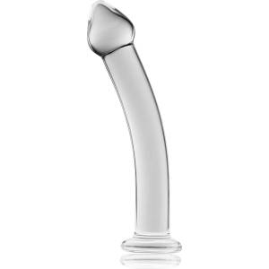 Lovetoy Glass Romance G-Spot Dildo GS03C Clear