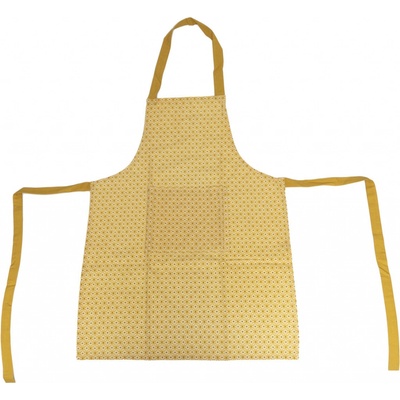 Atmosphera Bavlněná kuchyňská zástěra 60x80cm žlutá