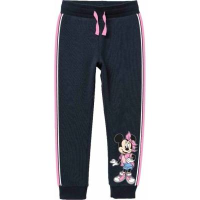 E PLUS M Dívčí tepláky MINNIE 52118520 tmavě modré s potiskem