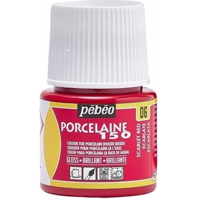Pébéo Porcelaine 150 Farba na porcelán Coral Red 45 ml