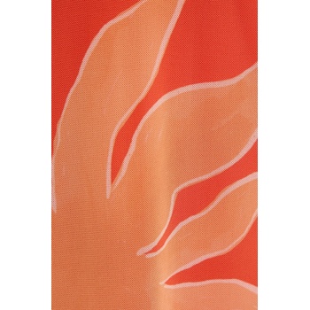 Never Fully Dressed Рокля Never Fully Dressed в оранжево дълга със стандартна кройка NFDDR2111 (NFDDR2111)