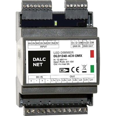 Dalcnet DLD1248-4CV-DMX Stmívač 4kanálový