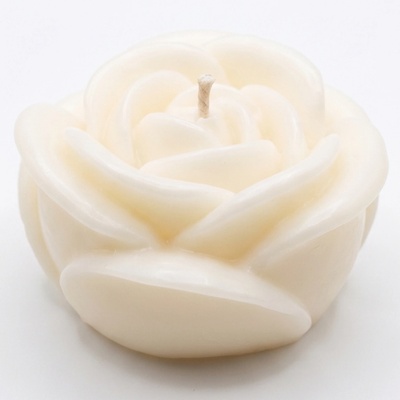 HARAHU Свещ Роза - Бяла / Кокос kp40762