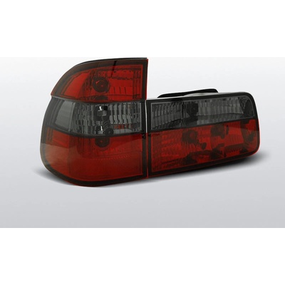 TUNING-TEC, Zadní světla čirá, BMW 5, E39, 1995-2000, Combi, Red Smoke