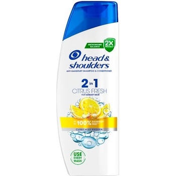Head & Shoulders Citrus Fresh šampon a kondicionér na vlasy proti lupům 330 ml