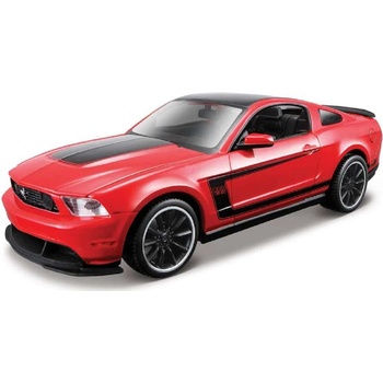 Maisto Метална кола за сглобяване Maisto - Ford Mustang, Мащаб 1: 24, Червена (39269)