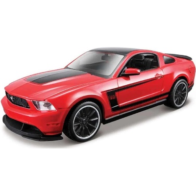 Maisto Метална кола за сглобяване Maisto - Ford Mustang, Мащаб 1: 24, Червена (39269)