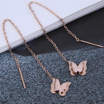 HARAHU Обеци br-20680 - Златна / Розова kp20680 (br-20680)