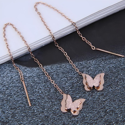 HARAHU Обеци br-20680 - Златна / Розова kp20680 (br-20680)