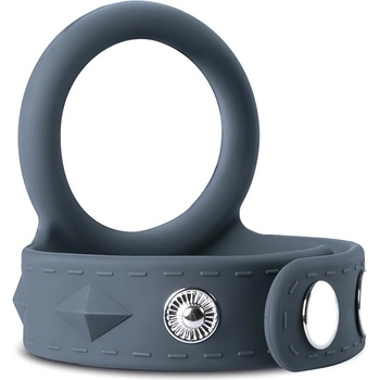 Boners Пенис и тестис пръстен Boners Strap L (сив)