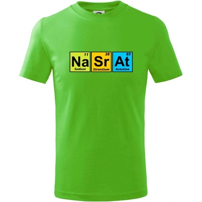 Farebná tabuľka nasrat tričko detské Apple Green
