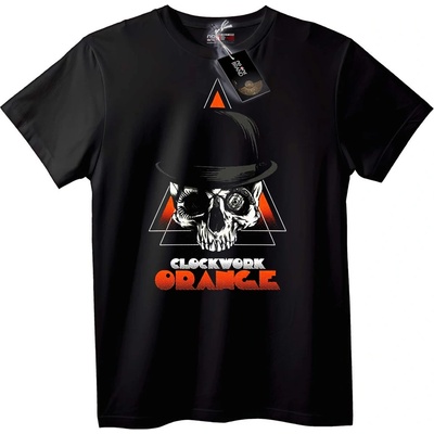 NOONEBRAND Тениска Механично портокалено череп - 2XL, Black