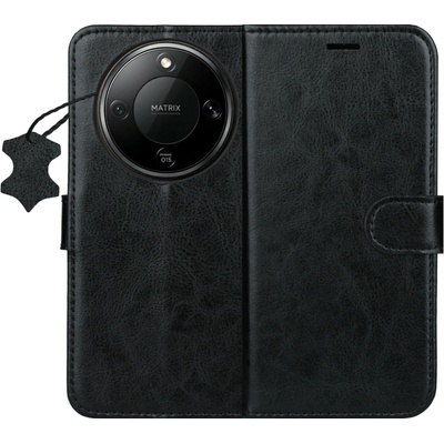 Smart Luxe knížkové kožené pouzdro pro Honor Magic8 Lite, černá – Zboží Živě