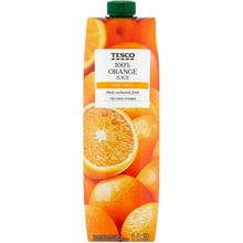 Tesco 100% pomerančová šťáva 1 l