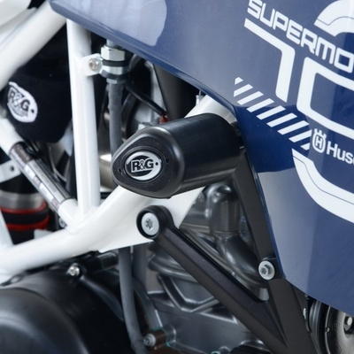 Aero padací chrániče R&G Racing pro motocykly HUSQVARNA 701 Enduro/Supermoto bílá