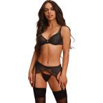 Obsessive Deina More 3-pcs Set Black L/XL