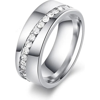 Дамски пръстен тип халка от медицинска стомана