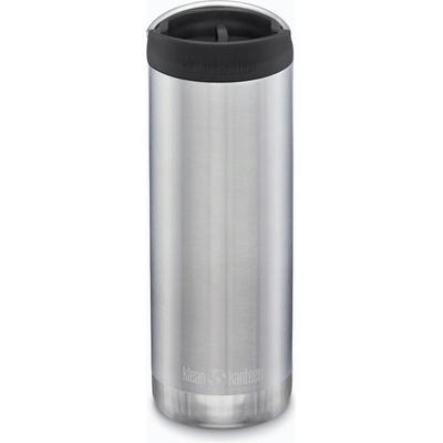 Klean Kanteen termohrnek TKWide Cafe Cap 473 ml brushed stainless