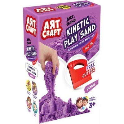 Art Craft Kinetický / Magický písek 500 g FIALOVÁ