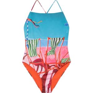 DEDICATED Дамски бански костюм DEDICATED Women's Swimsuit Vinterviken Swimsuit - Deck Chairs Multicolor (150-5211-0412)